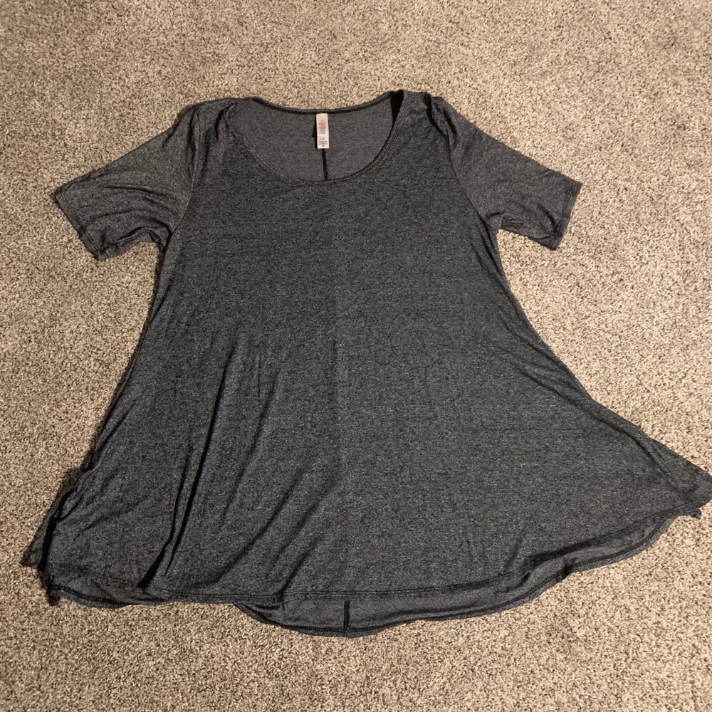 LuLaRoe Charcoal Gray Perfect T